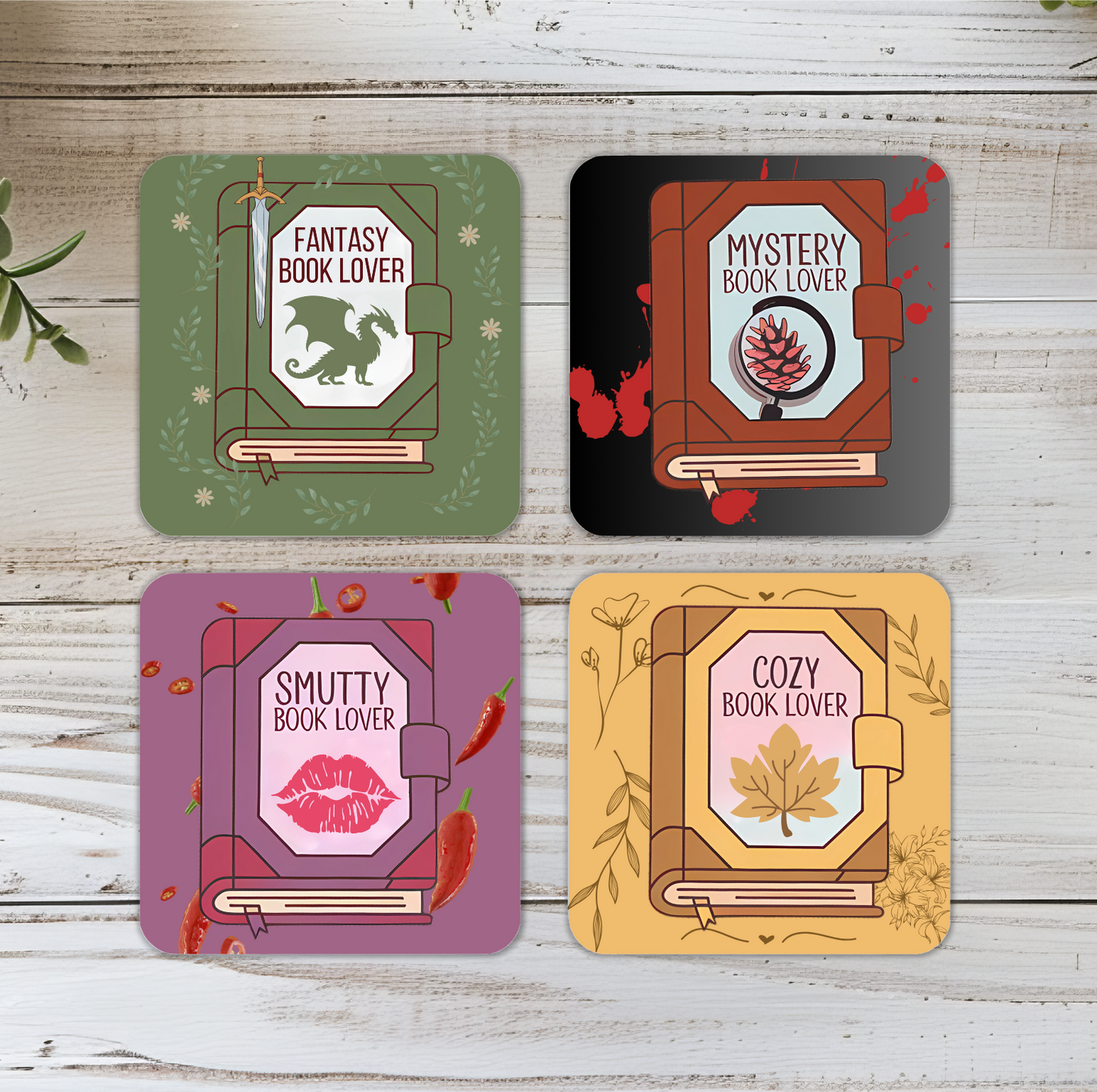 Book Lover Coasters