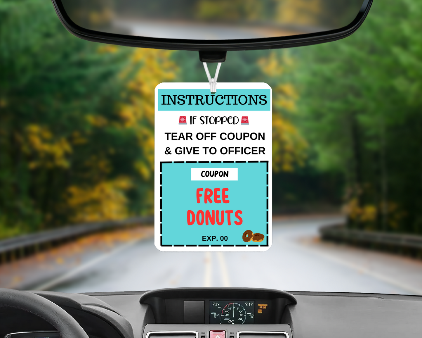 Free Donut Air Freshener