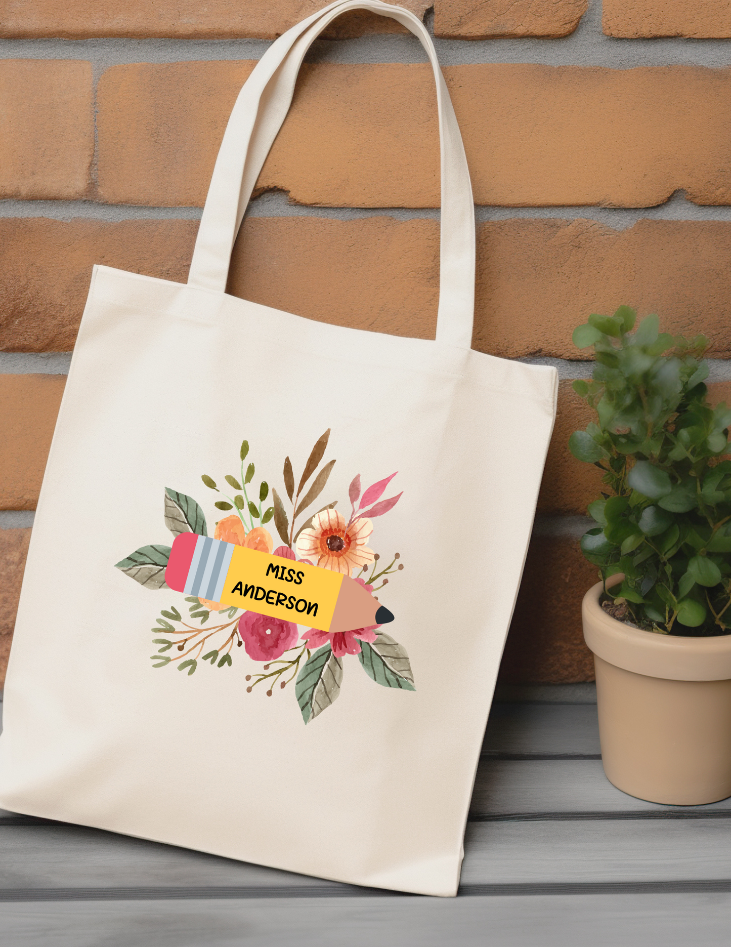 Custom Teacher Tote