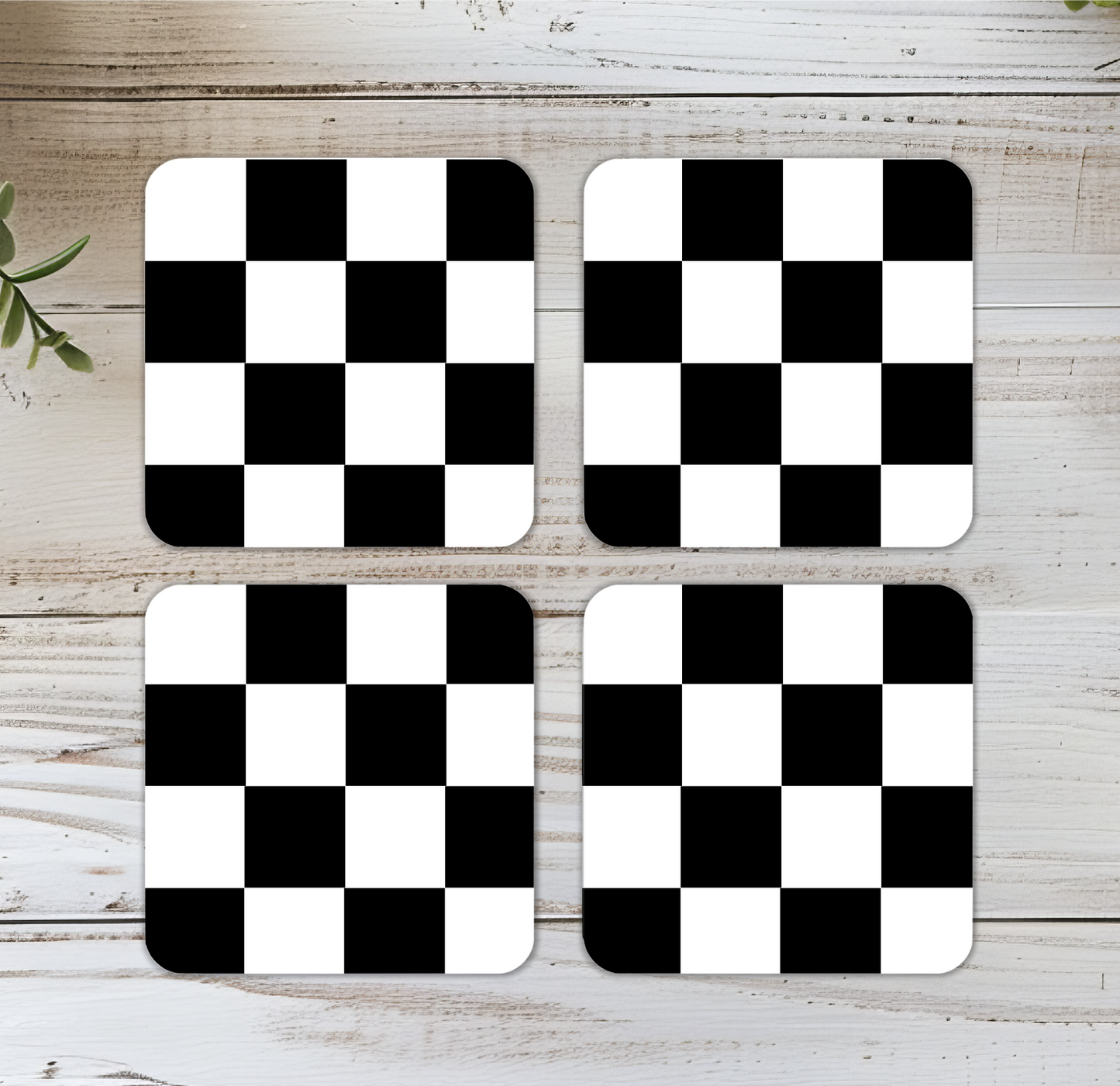 Checkered Coasters