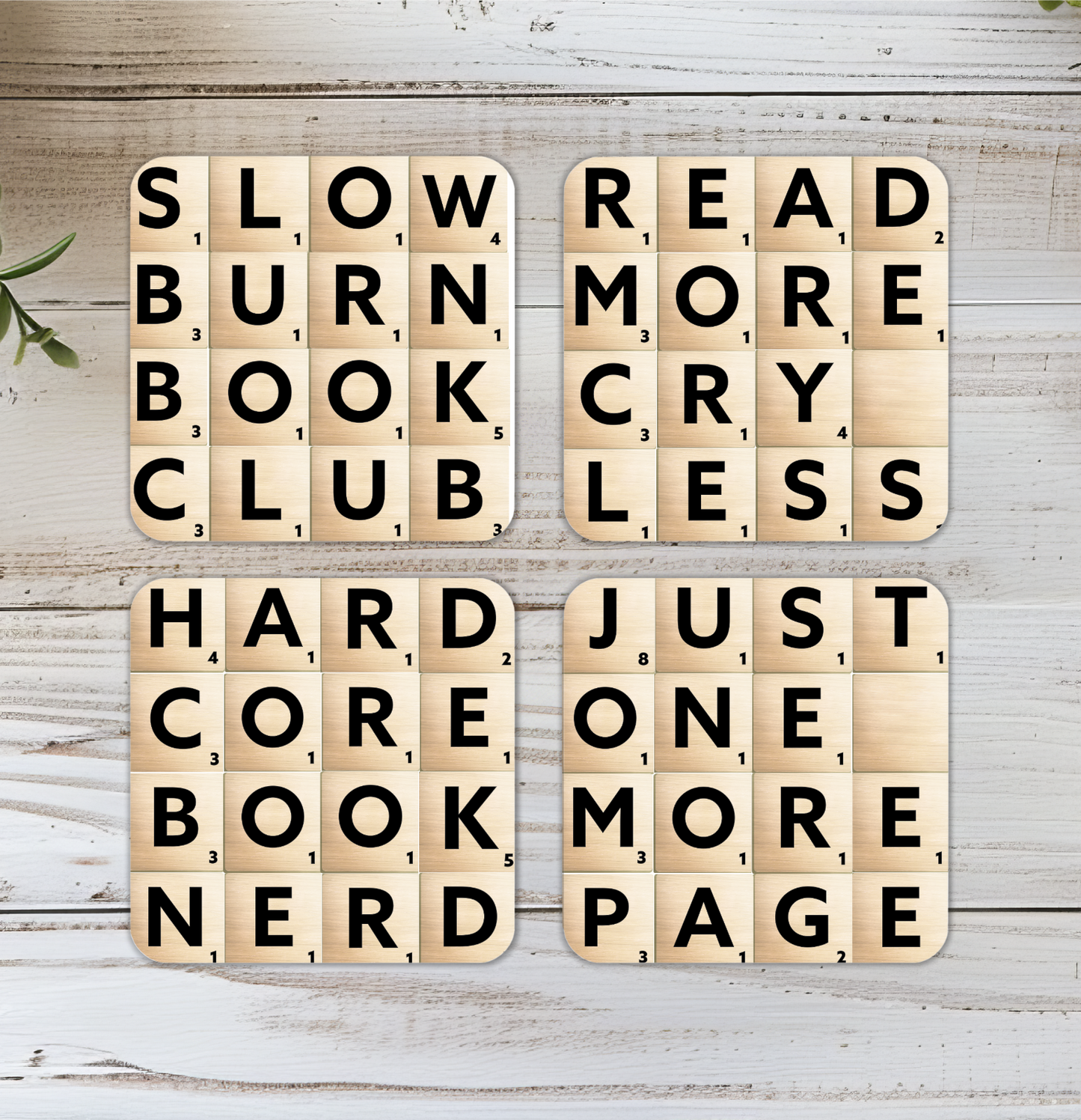 Book Nerd Coasters