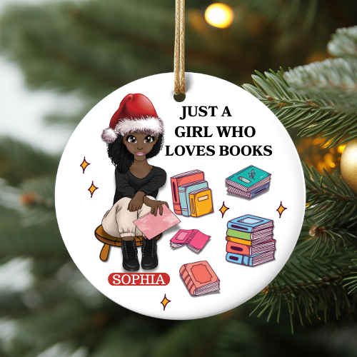 Bookish Ornament