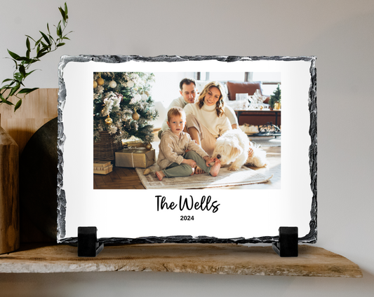 Family Photo Slate