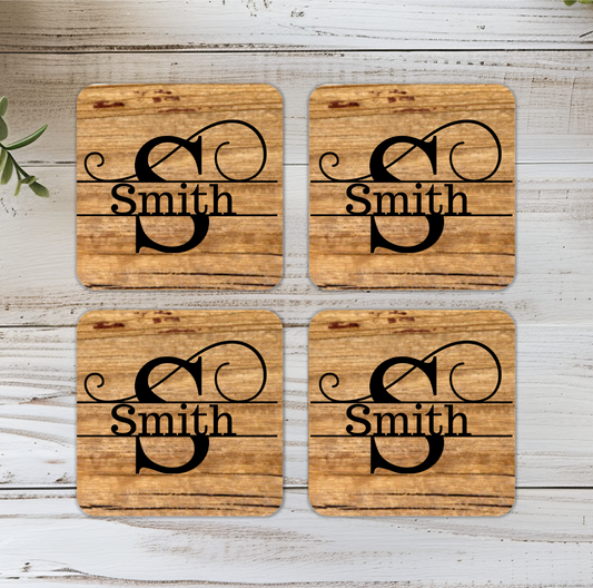 Monogrammed Coasters