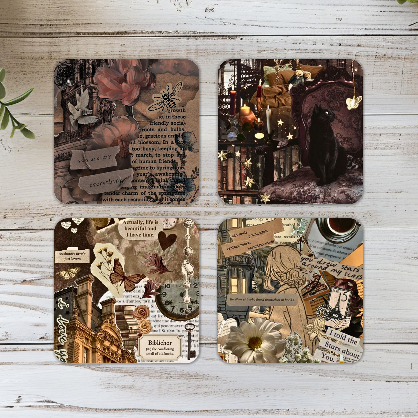 Bookish Coasters