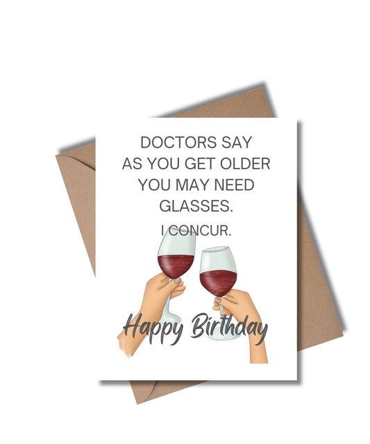 Doctors Say As You Get Older You  May Need Glasses